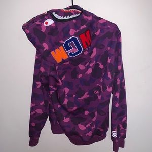 bape shark hoodie